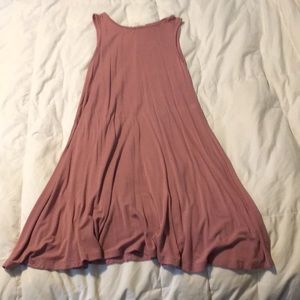 pink flowing dress - pacsun